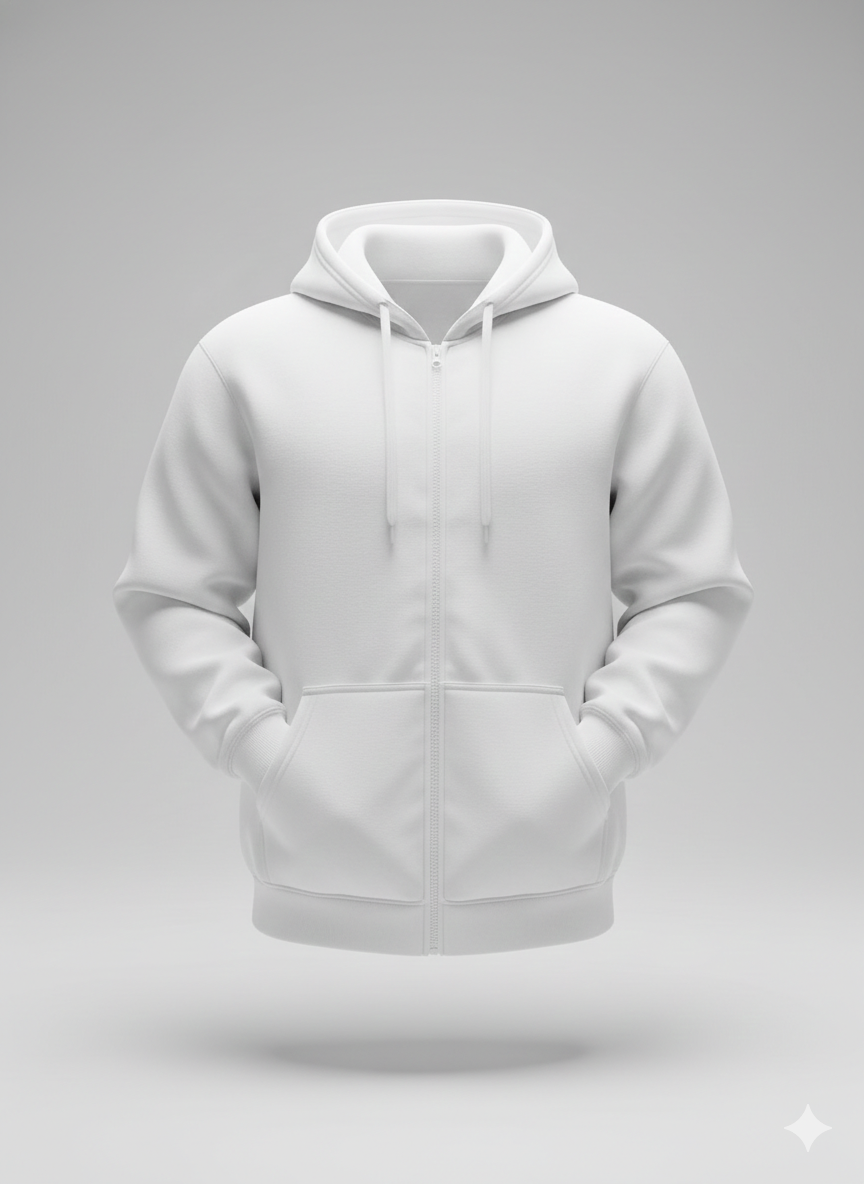 Abrigo Hoodie con Zipper