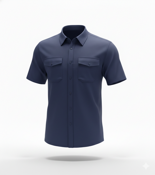 Camisa Tipo Columbia Hombre – Manga Corta