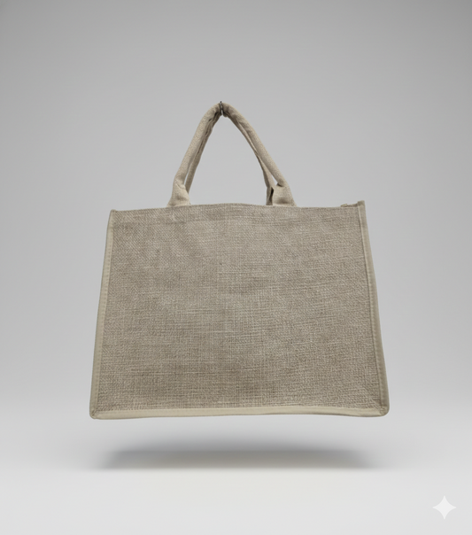 Bolso de Yute Grande M014 y Pequeño M015 – Bolsos Ecológicos Resistentes y Personalizables
