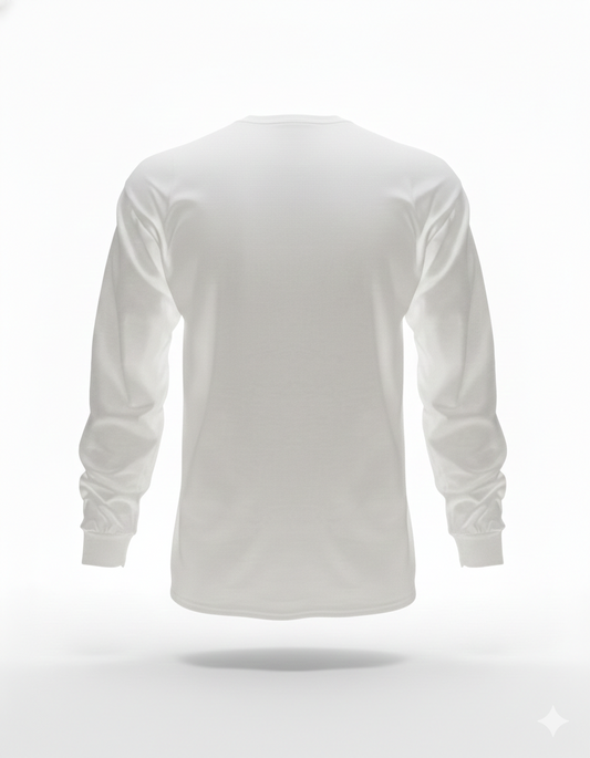 Camiseta Manga Larga 100% Algodón para Hombre