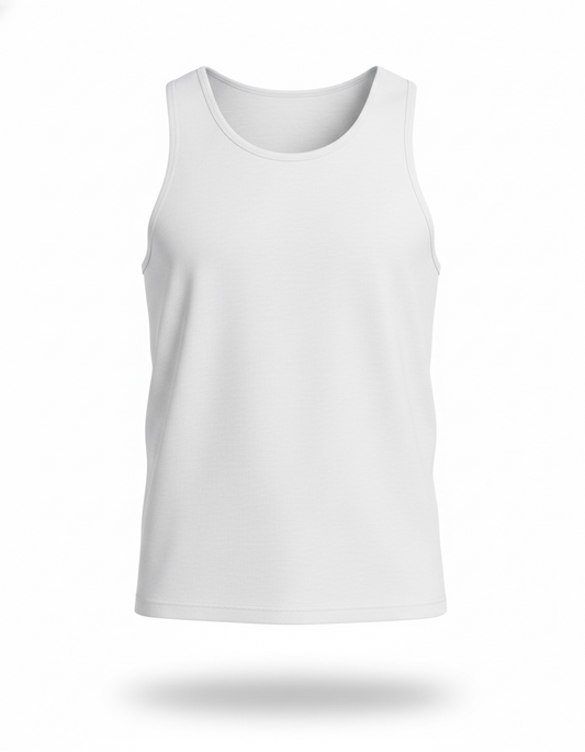 Camiseta sin mangas 100% algodón