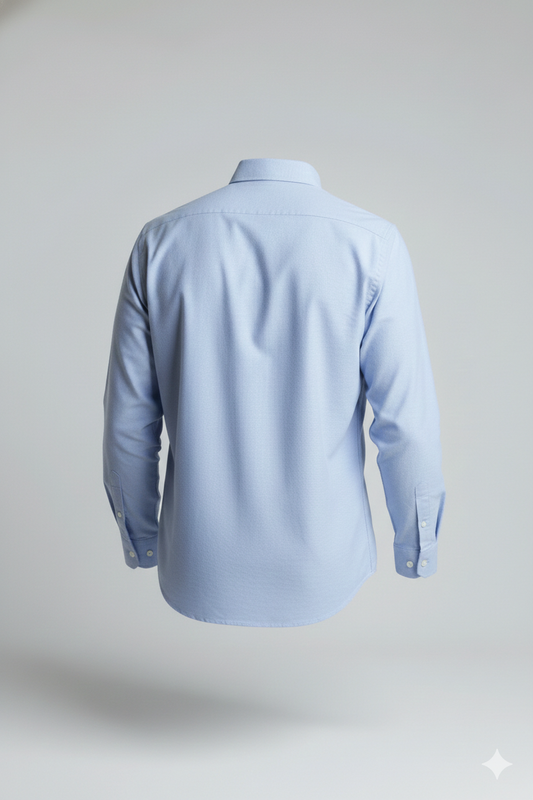 Camisa Oxford manga larga para hombre
