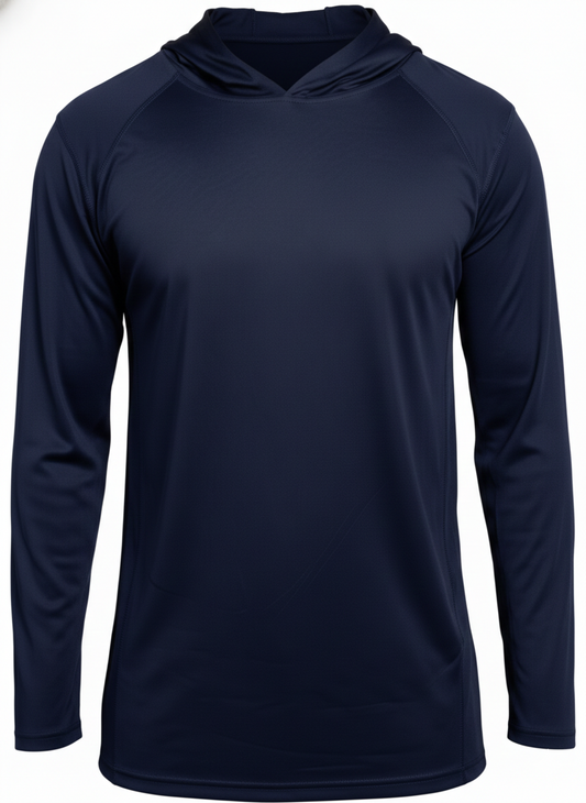 Camiseta Dry Fit Manga Larga con Capucha para Hombre