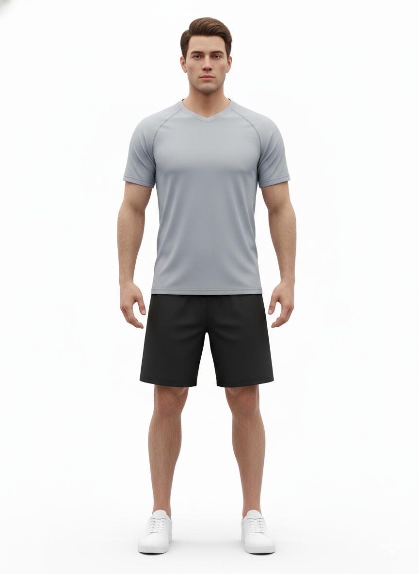 Camiseta Dry Fit Ojo de Ángel Cuello V